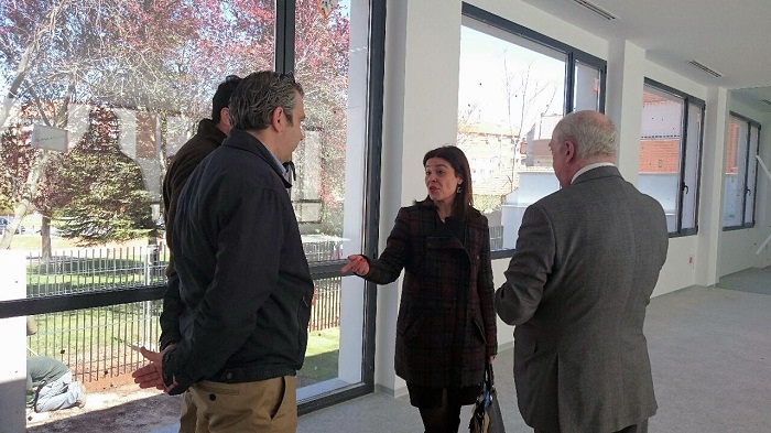 La alcaldesa de Ciudad Real visita las obras  de la nueva sede del Colegio de Abogados