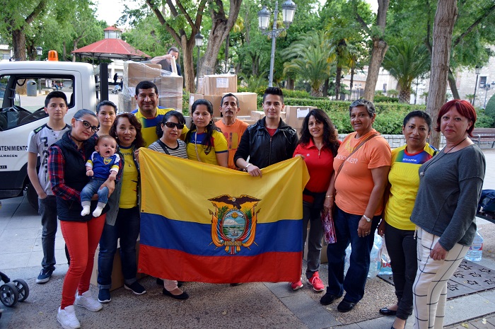 La solidaridad de Ciudad Real con los afectados por el terremoto parte en camión para Ecuador 