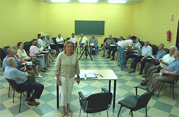 La Concejala de Bienestar Social, Amparo Messía de la Cerda