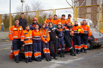 Voluntarios de Protección Civil realizan un curso de Intervención y Asistencia Sanitaria en accidentes de tráfico