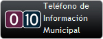 010: teléfono de información municipal