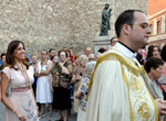 La alcaldesa asiste a la misa de la virgen del Carmen