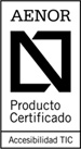 Logo Accesibilidad AENOR