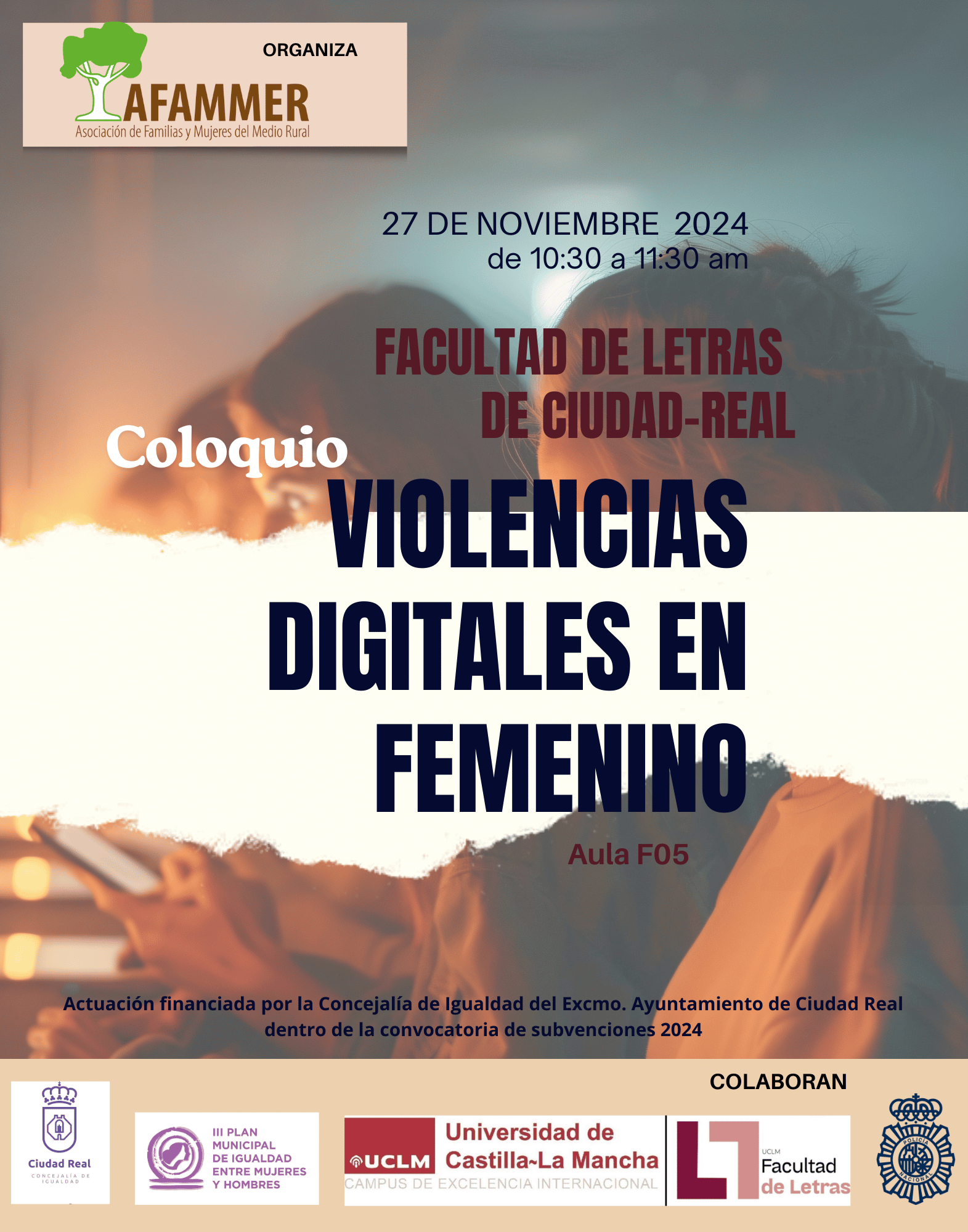 Violencias Digitales en Femenino 27 de Noviembre de 2024